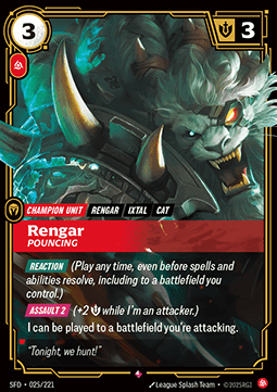 Rengar , Pouncing [SFD] [Inglese]
