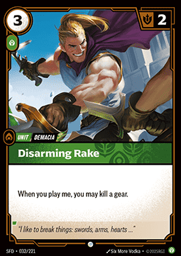 Disarming Rake [SFD] [Inglese / Cinese Semplificato]