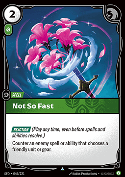 Not So Fast [SFD] [Cinese Semplificato]