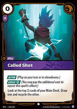 Called Shot [SFD] [Cinese Semplificato]