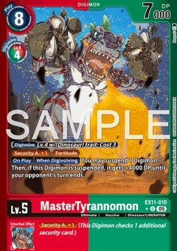 MasterTyrannomon EX11 - 010 V2 [EX-11] [Inglese] Alternative Art