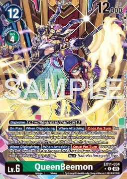 QueenBeemon EX11 - 034 V2 [EX-11] [Inglese] Alternative Art