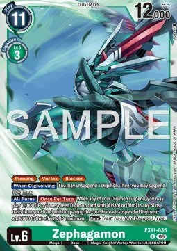 Zephagamon EX11 - 035 V1 [EX-11] [Inglese] Rare