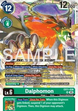 Dalphomon EX11 - 036 V1 [EX-11] [Inglese] Super Rare