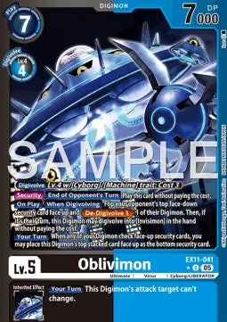 Oblivimon EX11 - 041 V2 [EX-11] [Inglese] Alternative Art
