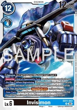 Invisimon EX11 - 043 V1 [EX-11] [Inglese] Rare