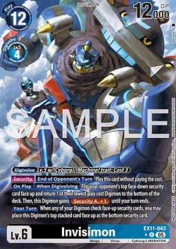 Invisimon EX11 - 043 V2 [EX-11] [Inglese] Alternative Art
