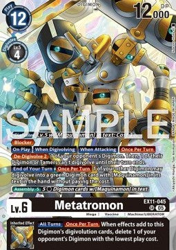 Metatromon EX11 - 045 V1 [EX-11] [Inglese] Super Rare