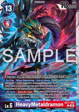 HeavyMetaldramon EX11 - 052 V1 [EX-11] [Inglese] Rare