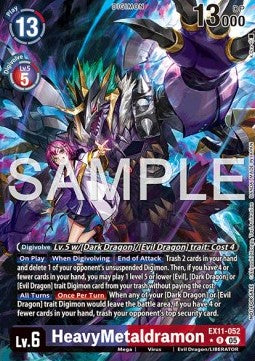 HeavyMetaldramon EX11 - 052 V2 [EX-11] [Inglese] Alternative Art