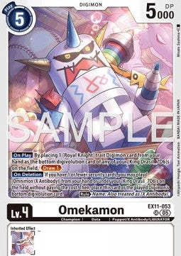 Omekamon EX11 - 053 V1 [EX-11] [Inglese] Super Rare