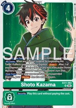 Shoto Kazama EX11 - 062 V1 [EX-11] [Inglese] Super Rare