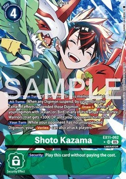 Shoto Kazama EX11 - 062 V2 [EX-11] [Inglese] Alternative Art