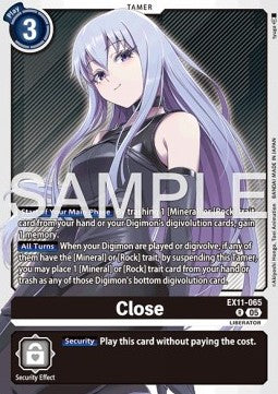 Close EX11 - 065 V1 [EX-11] [Inglese] Rare