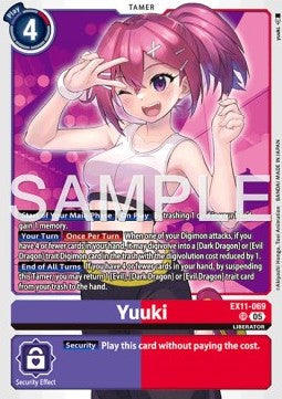 Yuuki EX11 - 069 V1 [EX-11] [Inglese] Super Rare