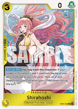 Shirahoshi EB03 - 052 V1 [EB03] [Inglese] Rare