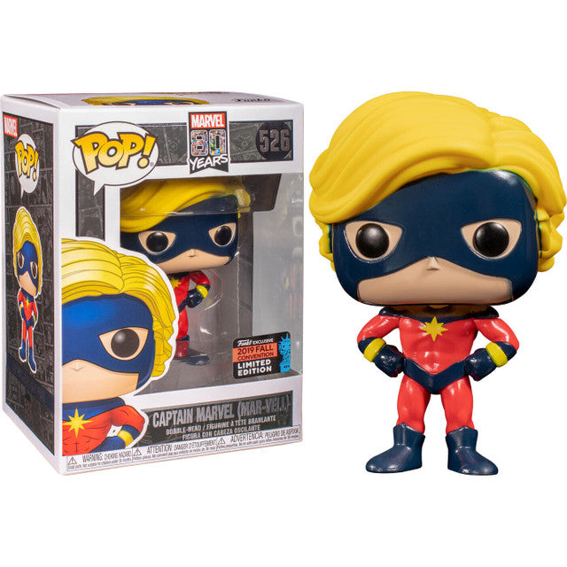 Pop! Marvel 80 Years First Apperance Captain Marvel Mar-Vell #526