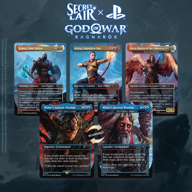 Magic The Gathering Secret Lair x God of War : Norse - Edizione Limitata Non - Foil ENG