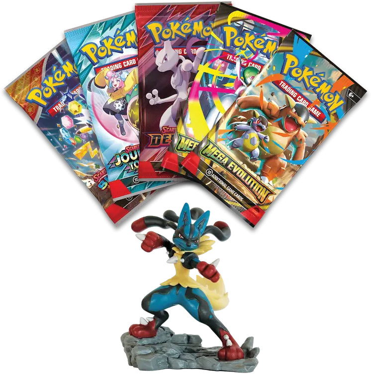 Mega Lucario ex - Figure Collection ( ENG ) Collezione con Statua - Pokemon TCG