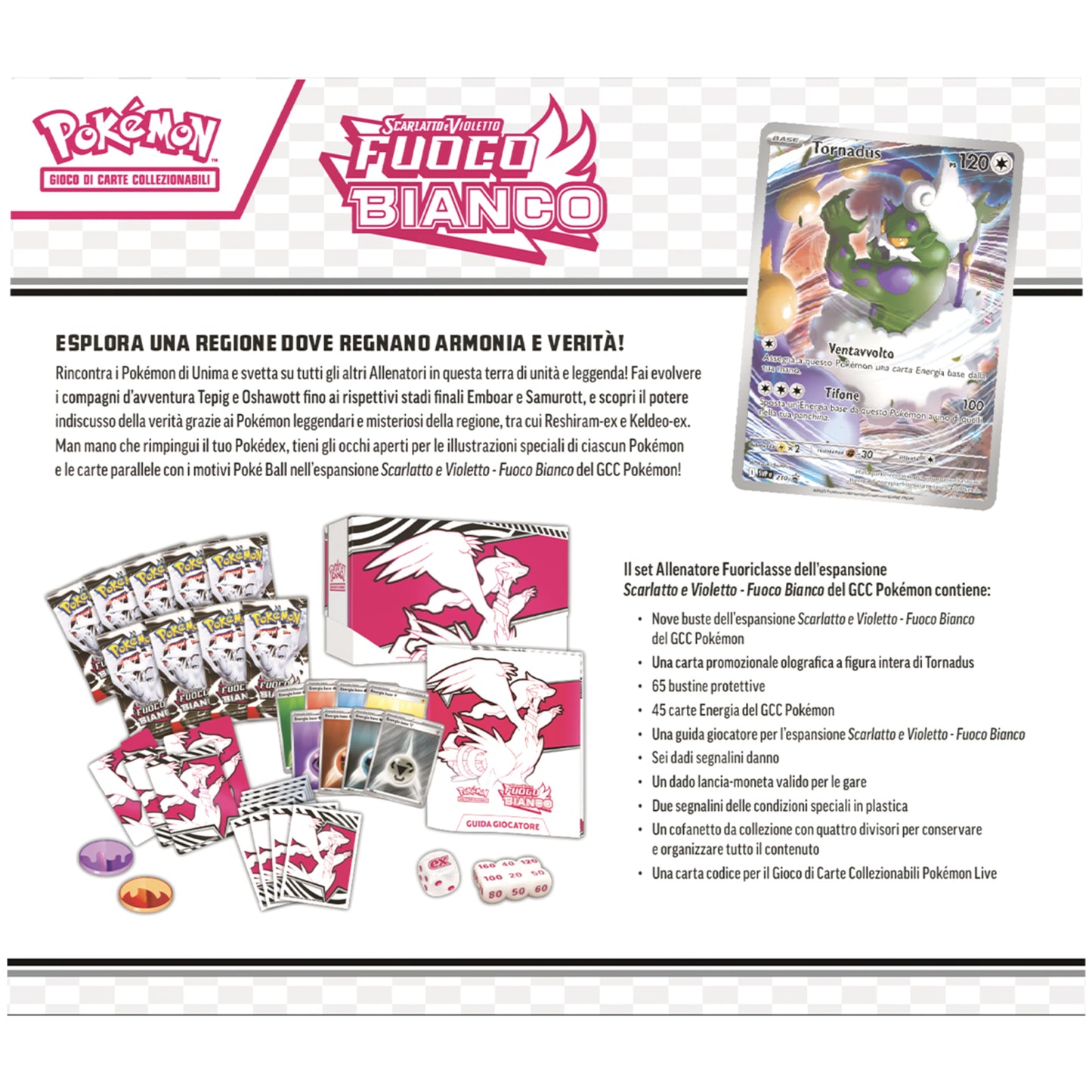 Pokemon SV10.5 Set Allenatore Fuoriclasse Fuoco Bianco ITA ARRIVO PREVISTO: 18-07-2025