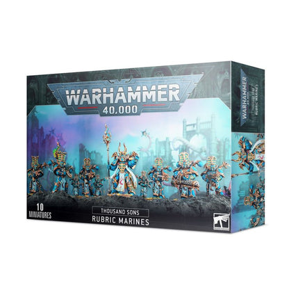 Rubric Marines Thousand Sons - 10 Miniature Warhammer 40,000 (Italiano)
