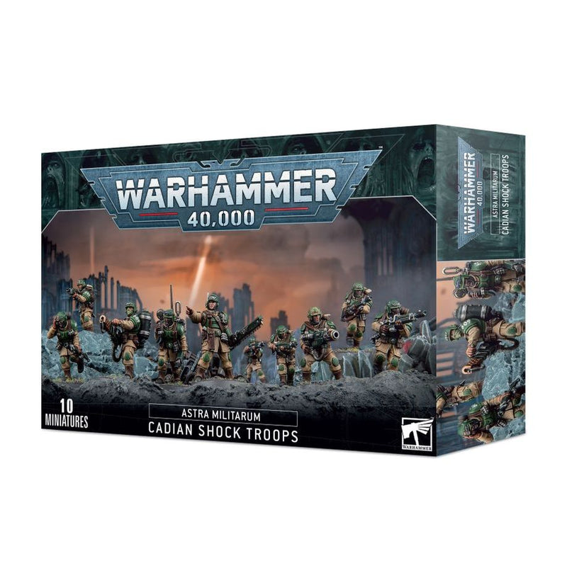 Astra Militarum Cadian Shock Troops - Truppe d ' Assalto Cadiane - Warhammer 40,000