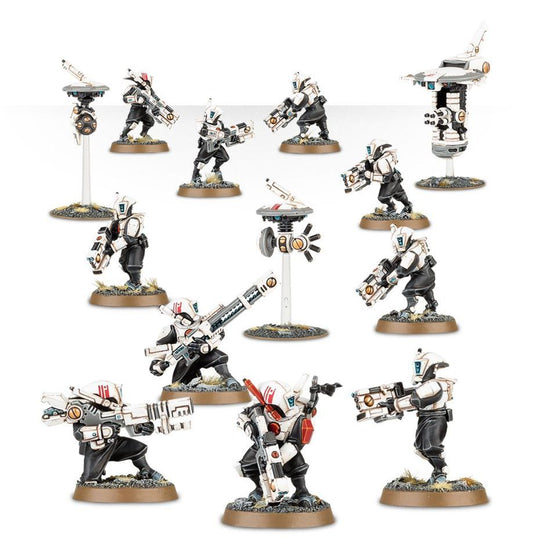Warhammer 40K Team Esploratori T'au (Pathfinder Team) - 10 Miniature Ricognizione (Italiano)