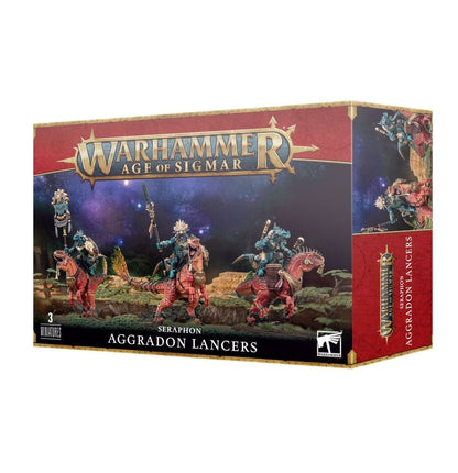 Aggradon Lancers - Lancieri su Aggradonte - Cavalleria Seraphon - Warhammer Age of Sigmar