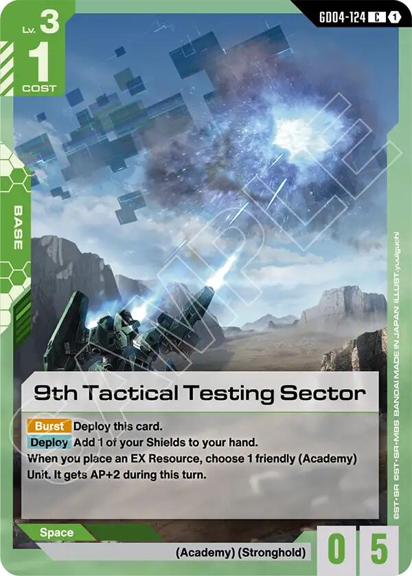 9th Tactical Testing Sector GD04-124 [ Inglese / Giapponese ]