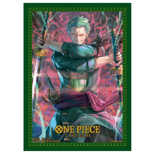 Standard - One Piece Card Game - Official Sleeves 11 - Zoro (70 Bustine)