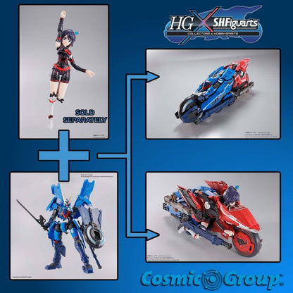 Bandai Plamo High Grade HG x S.H. Figuarts Soryumaru + Tamashii Girl Aoi
