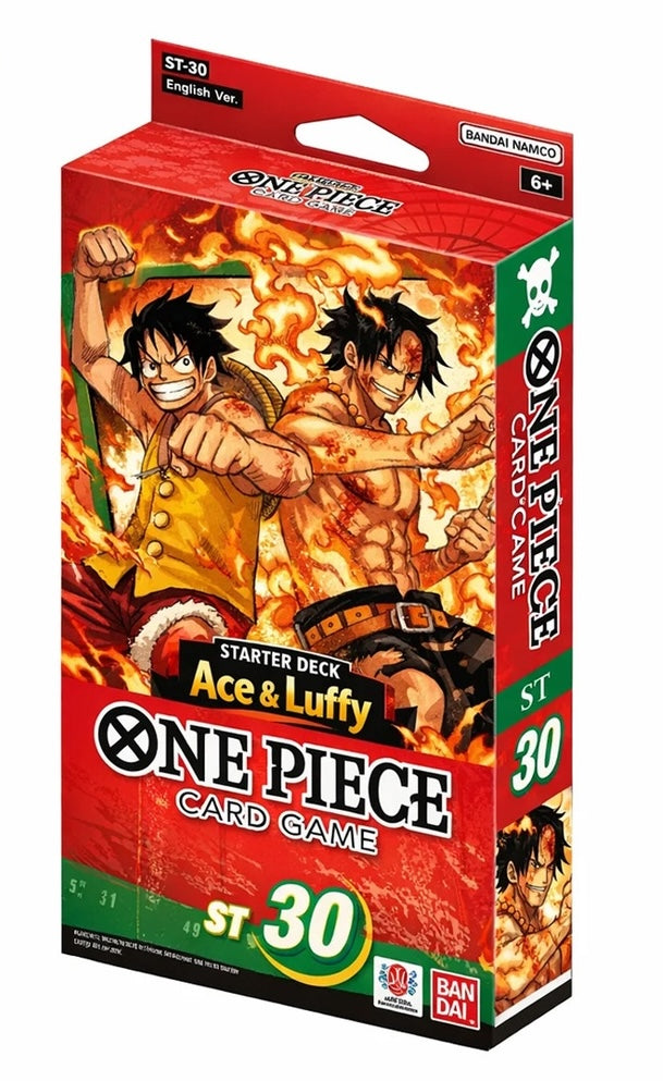 One Piece Card Game Starter Deck ST-30 Ace & Luffy Paramount War Inglese DROP ESCLUSIVO