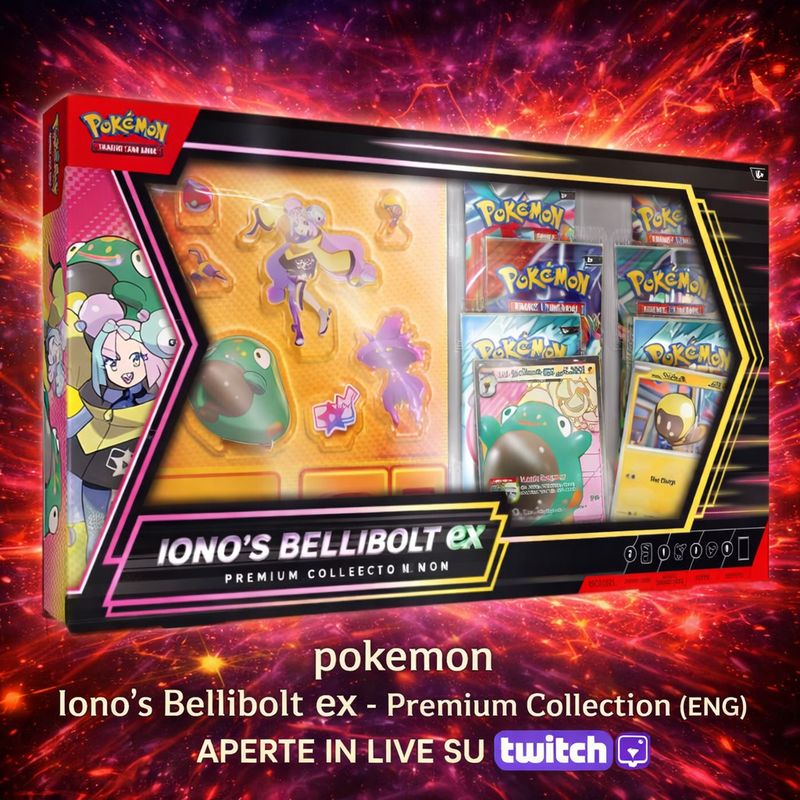 Pokémon TCG Iono's Bellibolt ex Premium Collection ENG — Scarlet & Violet Sealed