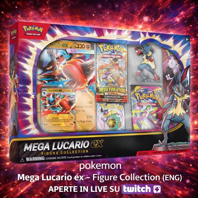 Pokémon GCC Mega Lucario - ex Figure Collection | Buste + Statuina + Promo ENG