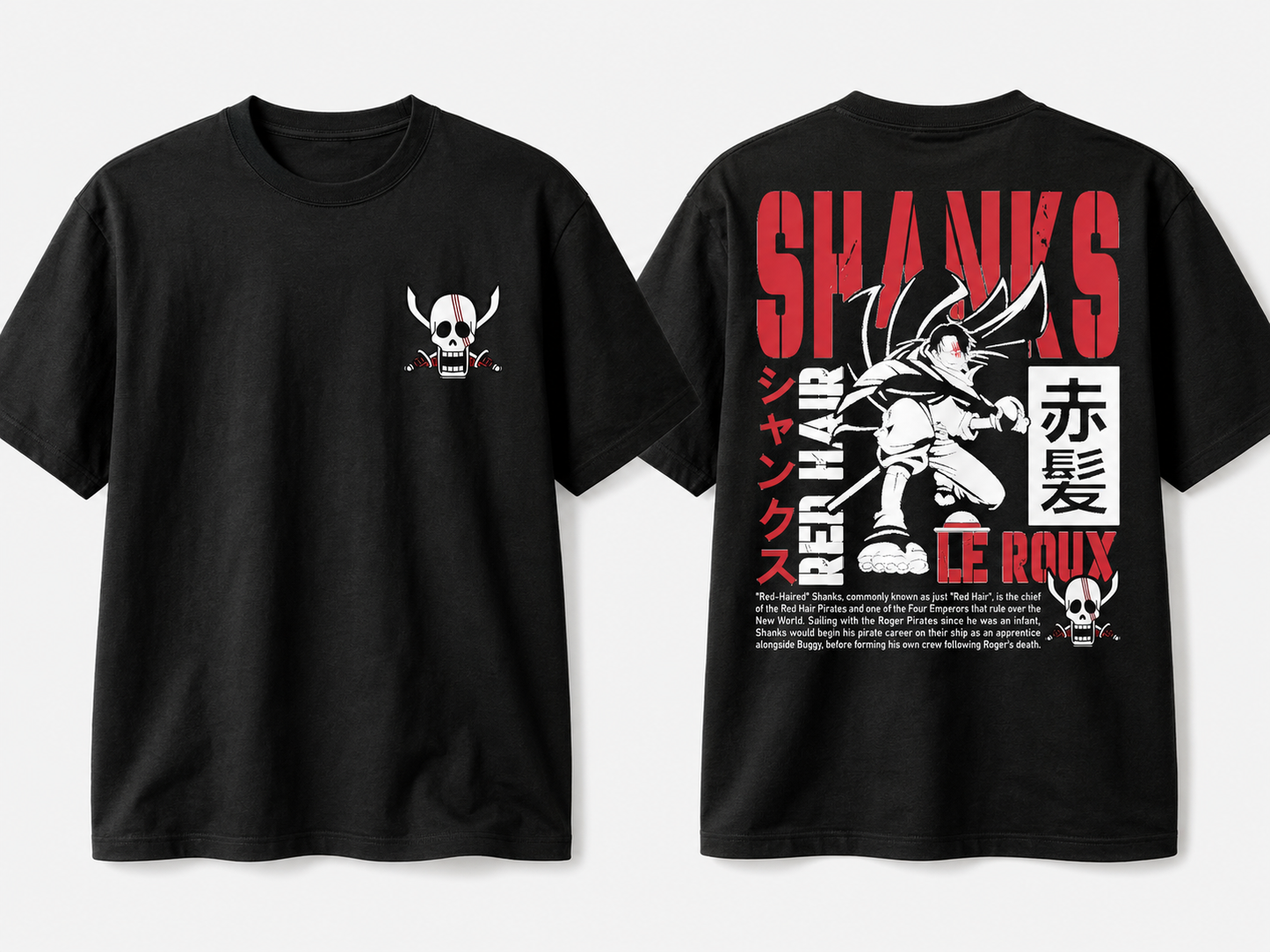BZTEE T-Shirt Shanks Le Roux One Piece – Edizione Limitata ZillerStore (100 pezzi)
