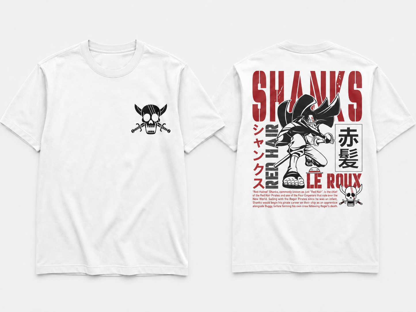 BZTEE T-Shirt Shanks Le Roux One Piece – Edizione Limitata ZillerStore (100 pezzi)