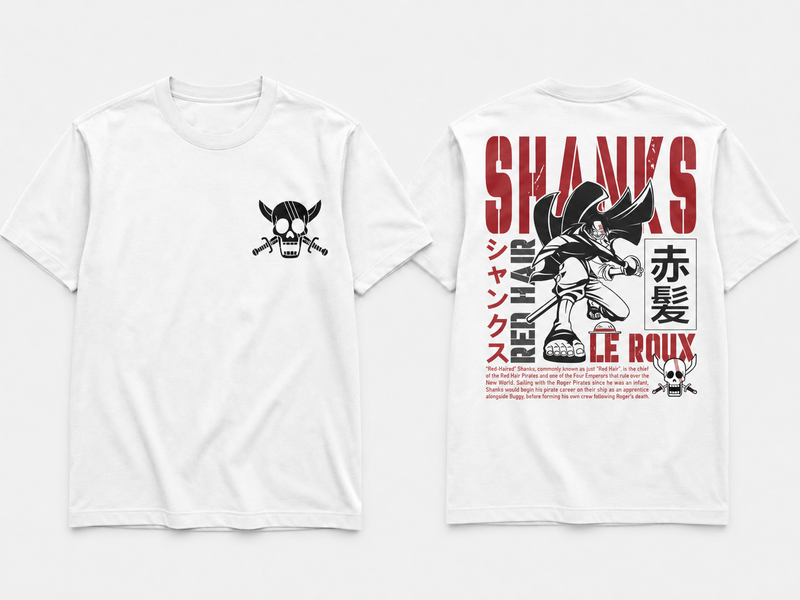 BZTEE T-Shirt Shanks Le Roux One Piece – Edizione Limitata ZillerStore (100 pezzi)