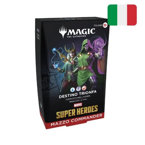 Magic : The Gathering Marvel Super Heroes - Destino Trionfa Commander Deck ITA | Mazzo Commander 100 Carte