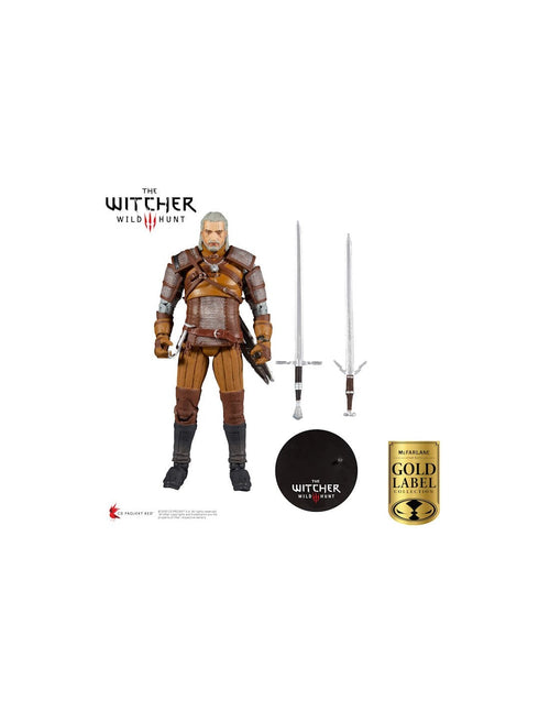 MCFARLANE THE WITCHER GERALT OF RIVIA 18 CM GOLD LABEL SERIES ACTION FIGURE NEW!