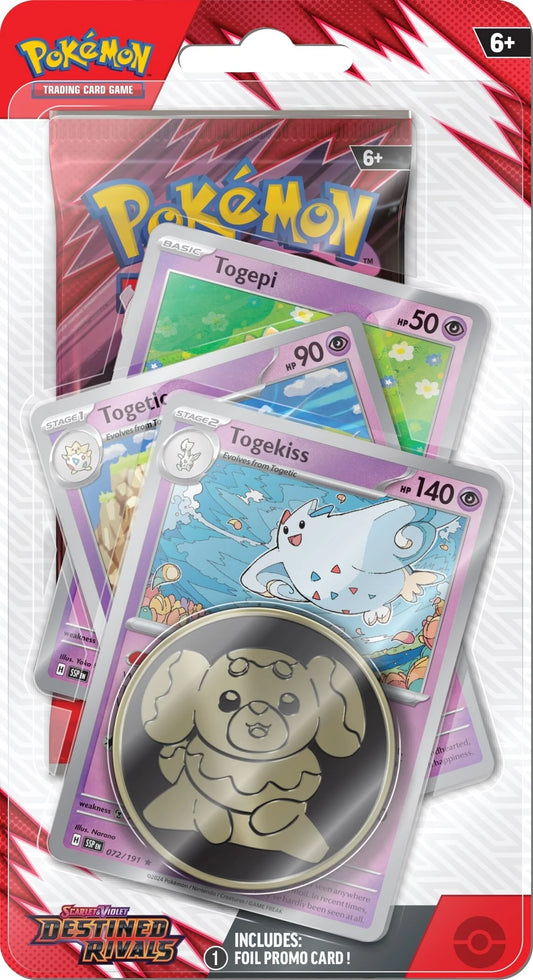 PKM - Scarlet & Violet 10 - Destined Rivals Premium Checklane Blister Rivali Predestinati - Togekiss
