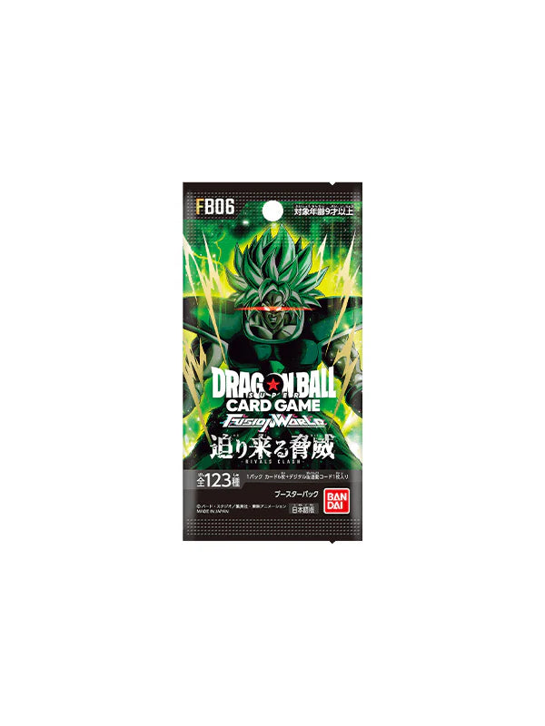 Dragon Ball Super Card Game Fusion World Rivals Clash FB06 Display – 24 Buste (Jap) ARRIVO ENTRO IL 18 OTTOBRE