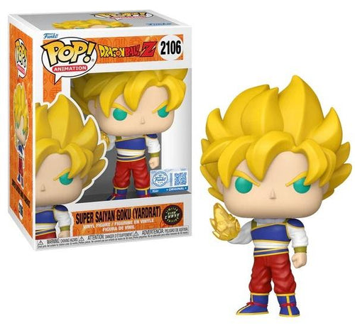 Funko Pop Dragon Ball Z Goku Super Saiyan Yardrat 2106 Animation Exclusive CHASE Bobble Head