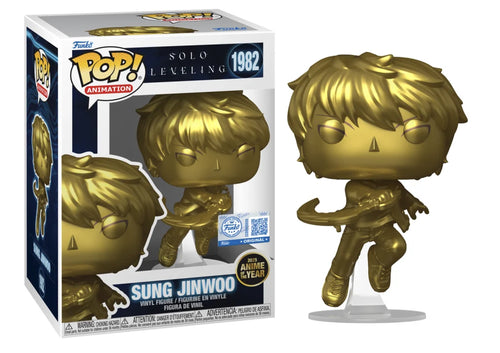 Funko POP Solo Leveling N ° 1982 Sung Jinwoo Anime Of The Year With Case ENG