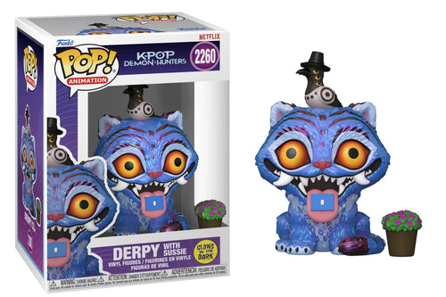 Funko Pop Demon Hunters Derpy with Sussie 2260 Glow in the Dark Exclusive