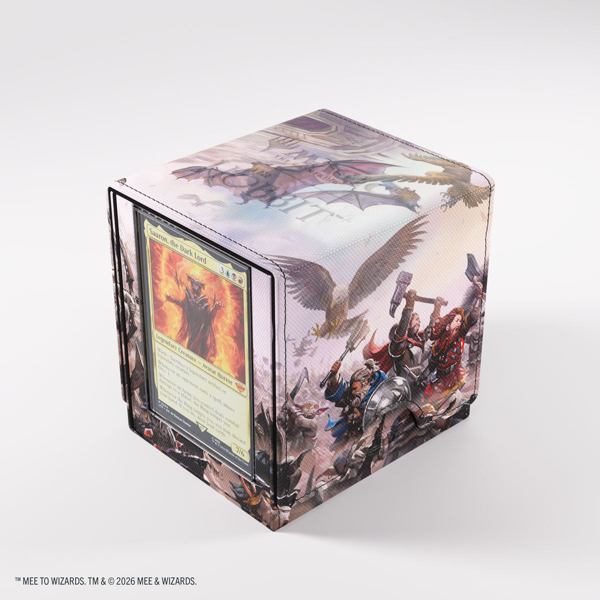 Gamegenic Sidekick PRO 100 + XL Convertible Deck Box Magic : The Gathering – Porta Mazzo 100 Carte Double Sleeved con Slide Card Case