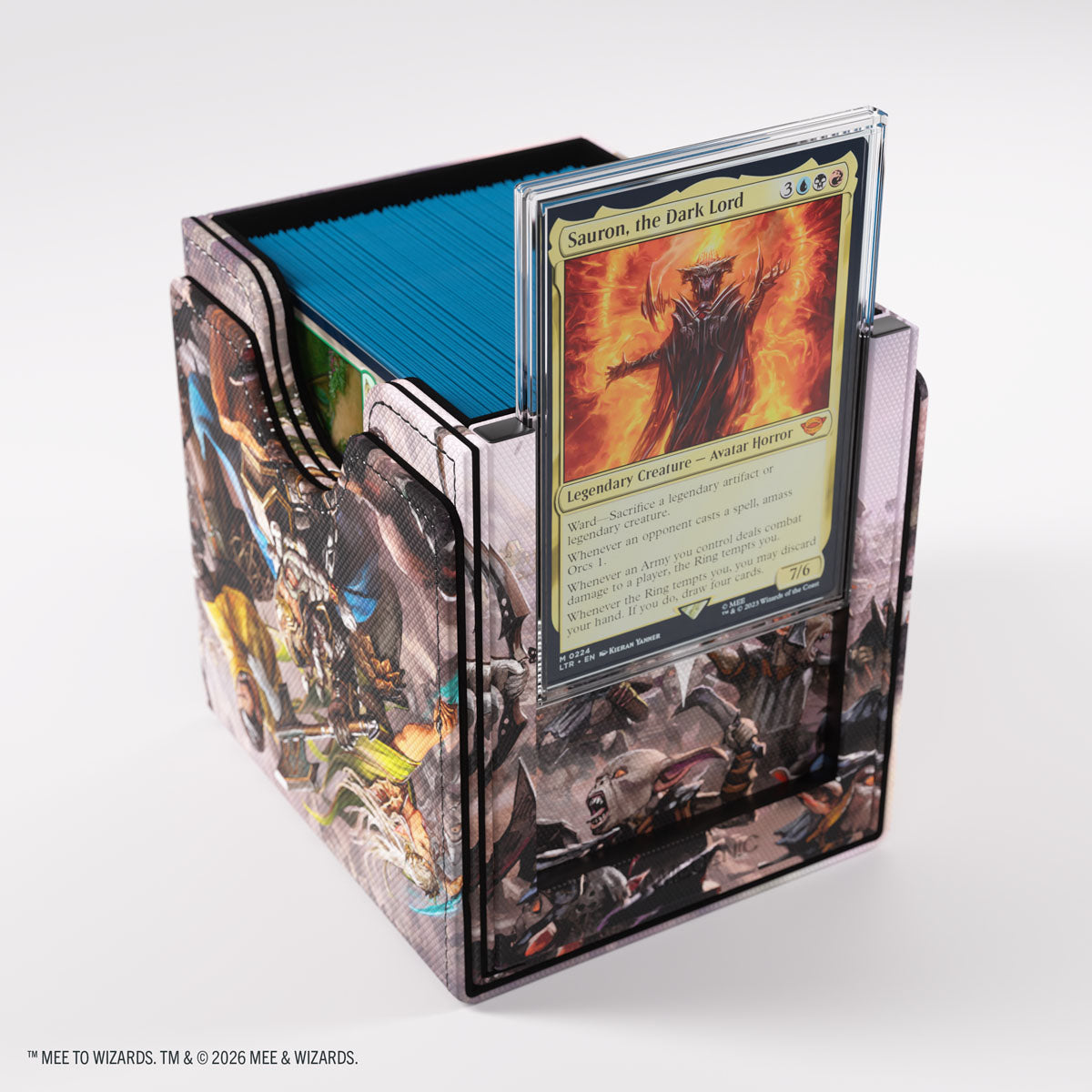 Gamegenic Sidekick PRO 100 + XL Convertible Deck Box Magic : The Gathering – Porta Mazzo 100 Carte Double Sleeved con Slide Card Case