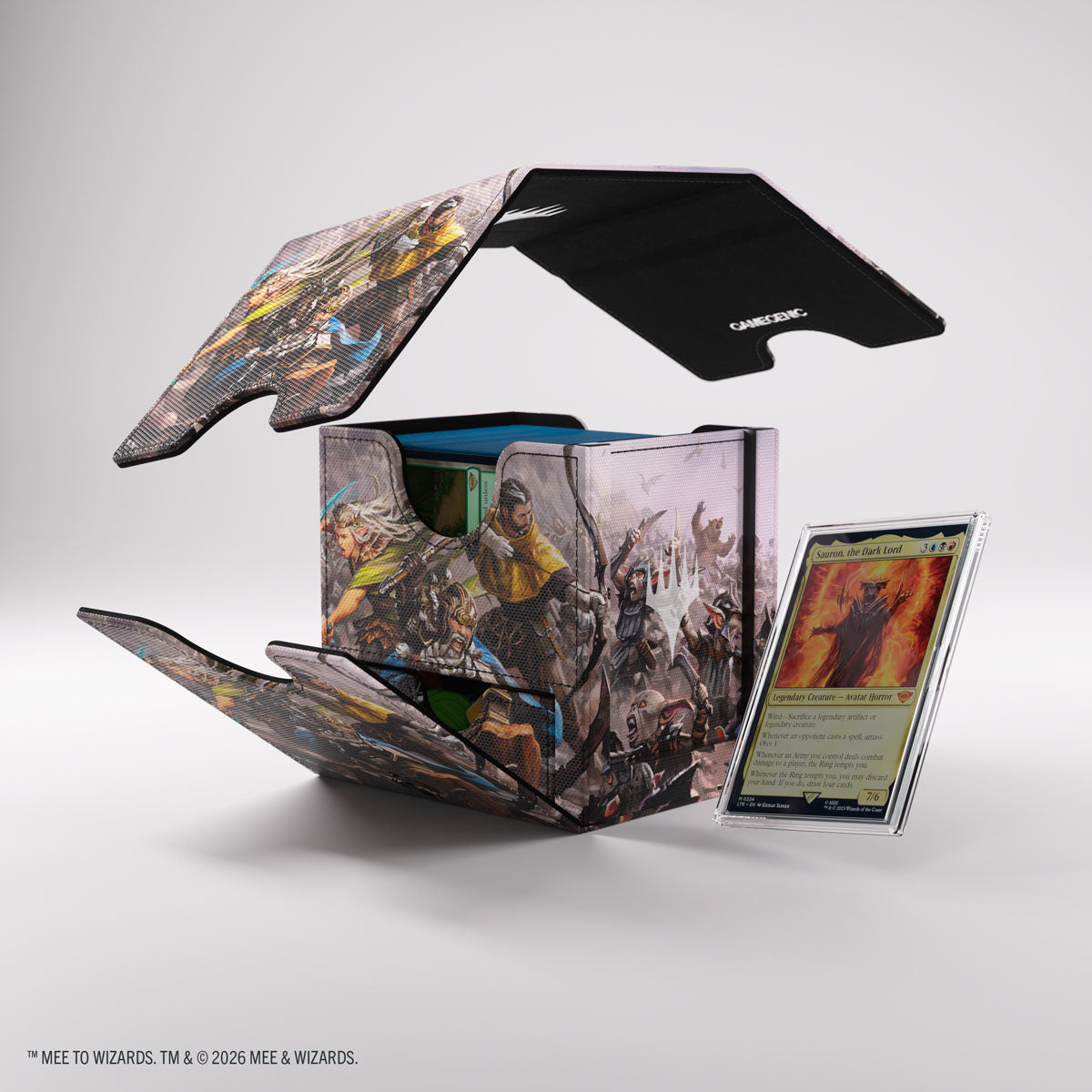 Gamegenic Sidekick PRO 100 + XL Convertible Deck Box Magic : The Gathering – Porta Mazzo 100 Carte Double Sleeved con Slide Card Case