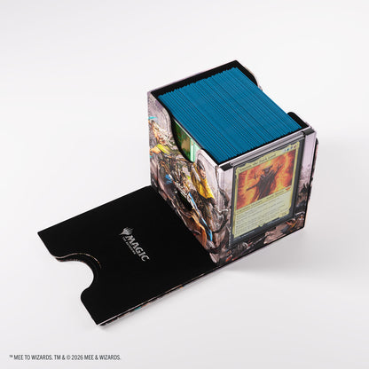 Gamegenic Sidekick PRO 100 + XL Convertible Deck Box Magic : The Gathering – Porta Mazzo 100 Carte Double Sleeved con Slide Card Case