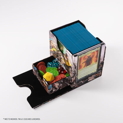 Gamegenic Sidekick PRO 100 + XL Convertible Deck Box Magic : The Gathering – Porta Mazzo 100 Carte Double Sleeved con Slide Card Case
