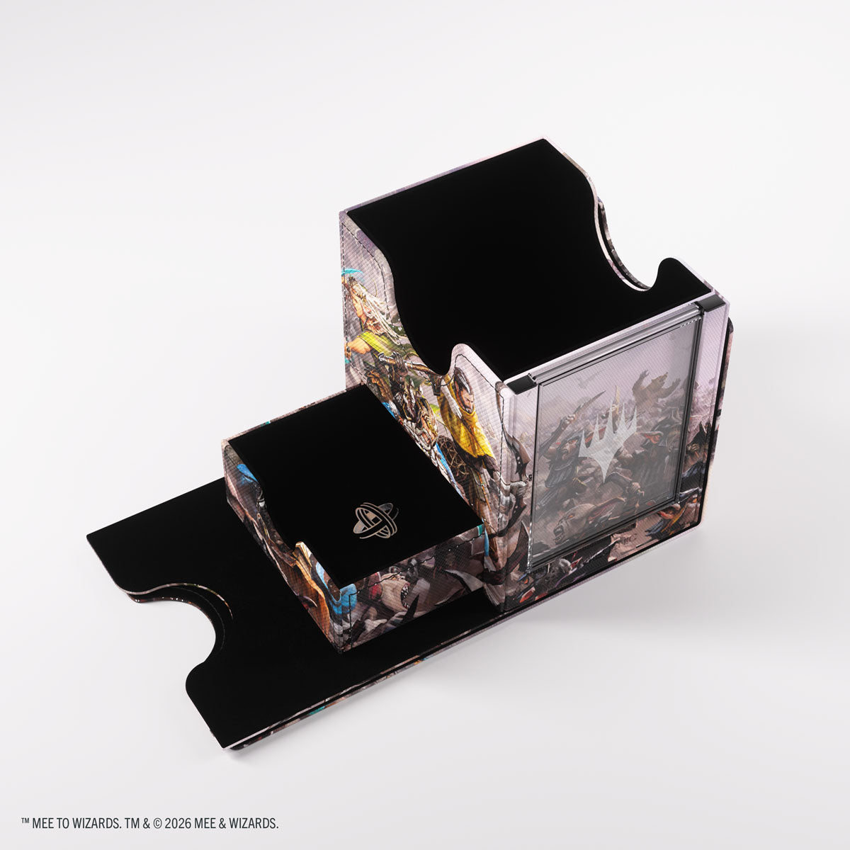 Gamegenic Sidekick PRO 100 + XL Convertible Deck Box Magic : The Gathering – Porta Mazzo 100 Carte Double Sleeved con Slide Card Case
